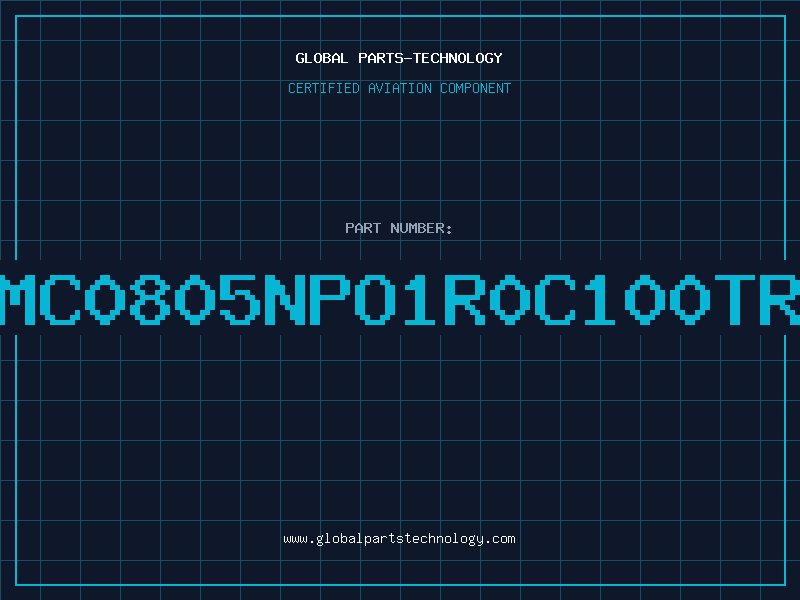 Aviation Part NMC0805NPO1R0C100TRP