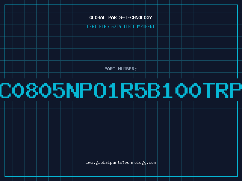 Aviation Part NMC0805NPO1R5B100TRPLP