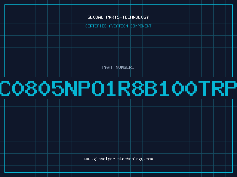 Aviation Part NMC0805NPO1R8B100TRPLP
