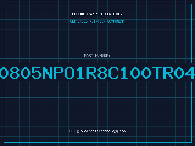 Aviation Part NMC0805NPO1R8C100TR040TM