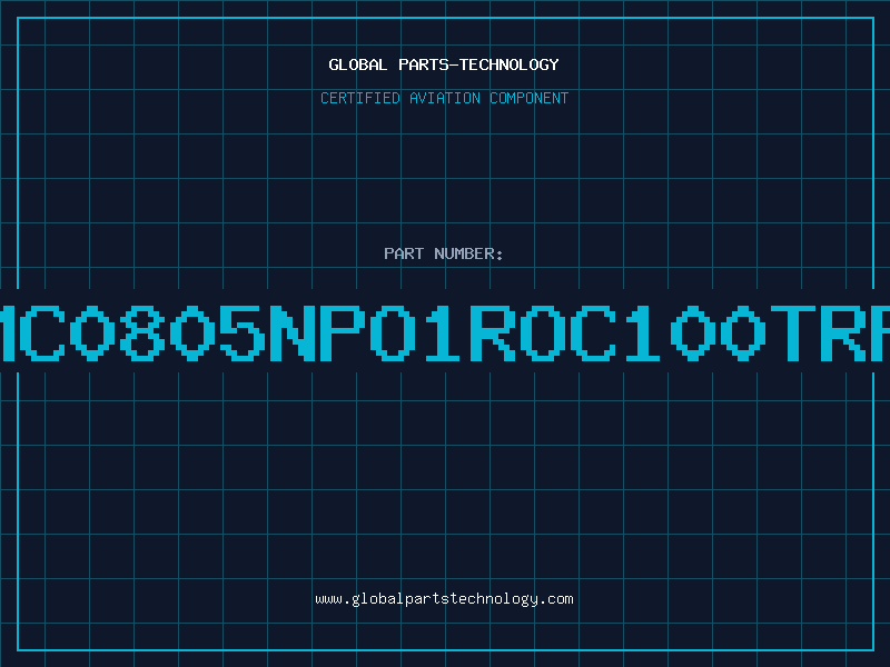 Aviation Part NMC0805NPO1ROC100TRPL