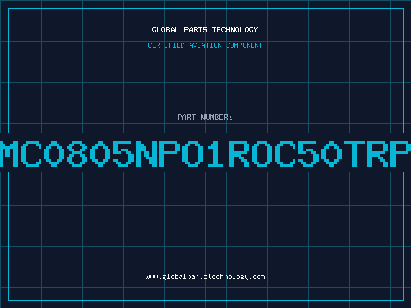 Aviation Part NMC0805NPO1ROC50TRPL