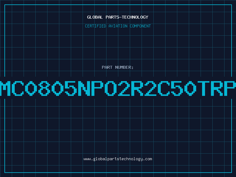 Aviation Part NMC0805NPO2R2C50TRPL