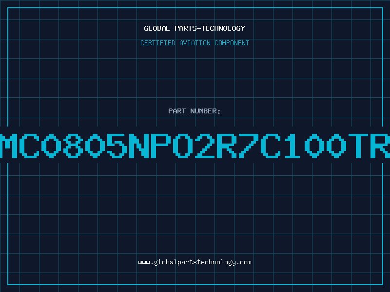 Aviation Part NMC0805NPO2R7C100TRP