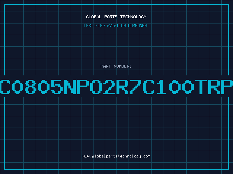 Aviation Part NMC0805NPO2R7C100TRPLP
