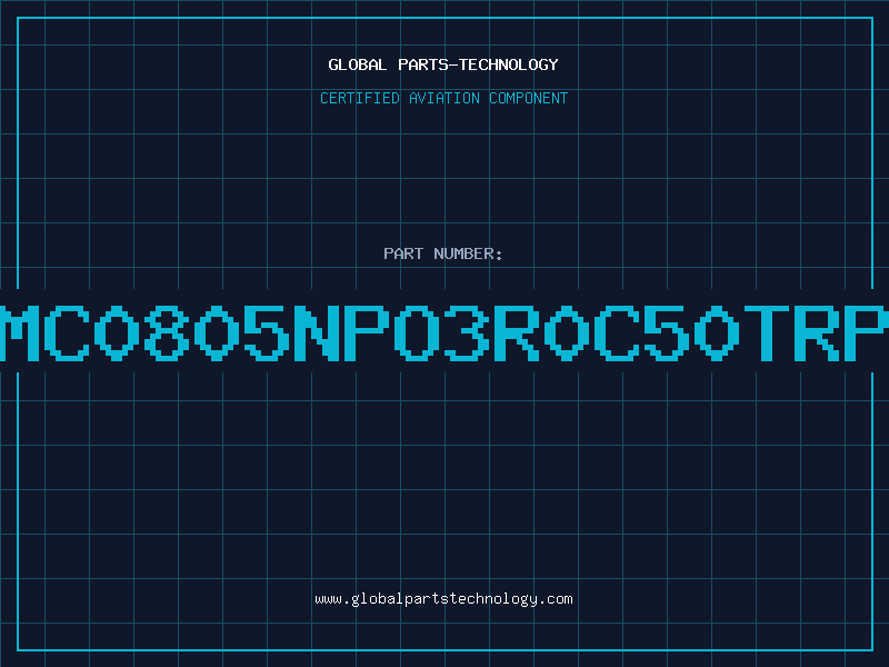 Aviation Part NMC0805NPO3R0C50TRPL