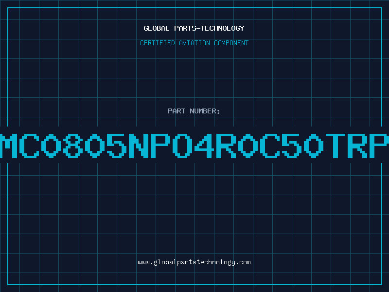 Aviation Part NMC0805NPO4R0C50TRPF