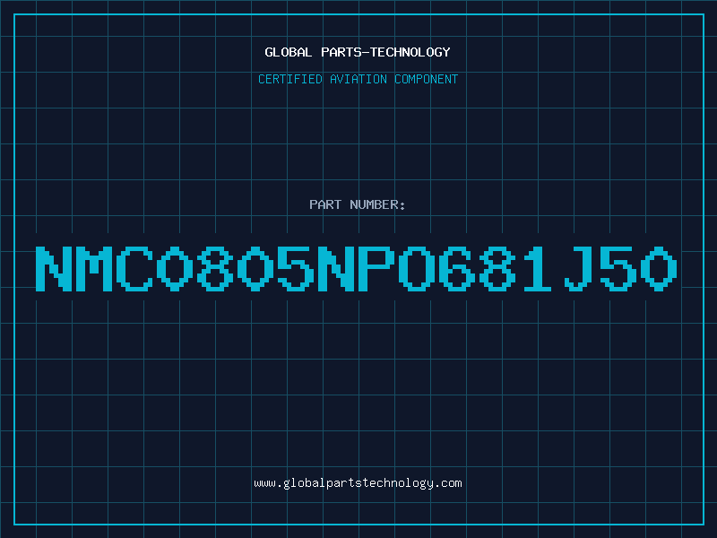 Aviation Part NMC0805NPO681J50