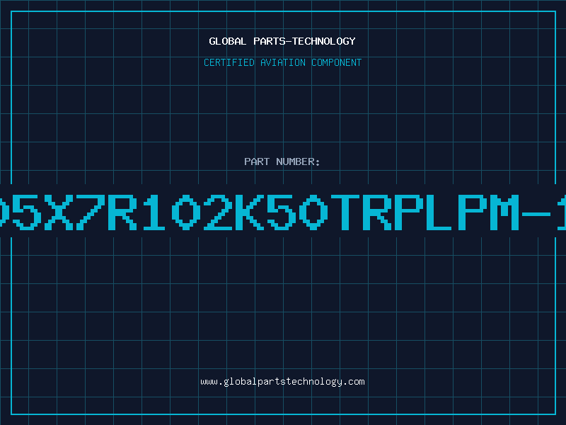 Aviation Part NMC0805X7R102K50TRPLPM-125000