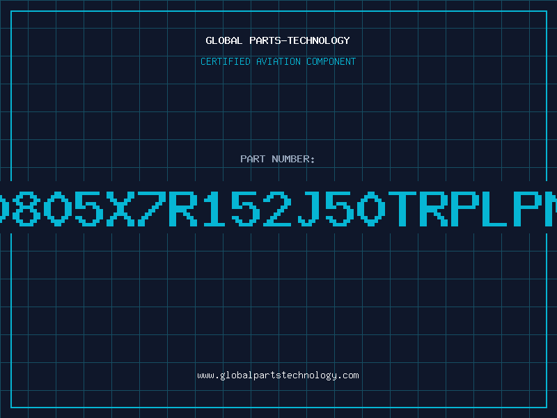 Aviation Part NMC0805X7R152J50TRPLPM-10