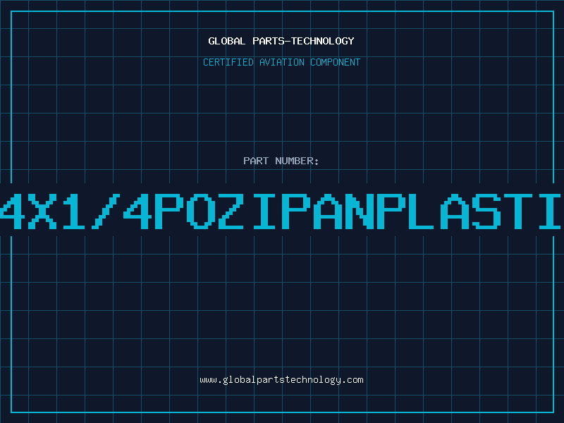Aviation Part NO.4X1/4POZIPANPLASTITEZ