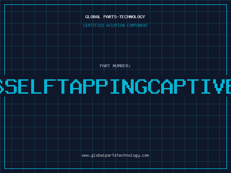 Aviation Part NO.6SELFTAPPINGCAPTIVENUT