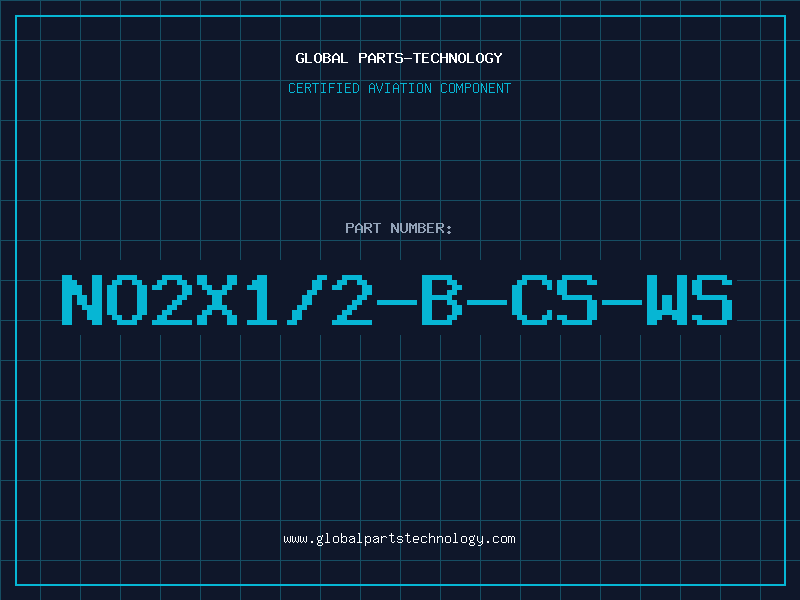 Aviation Part NO2X1/2-B-CS-WS