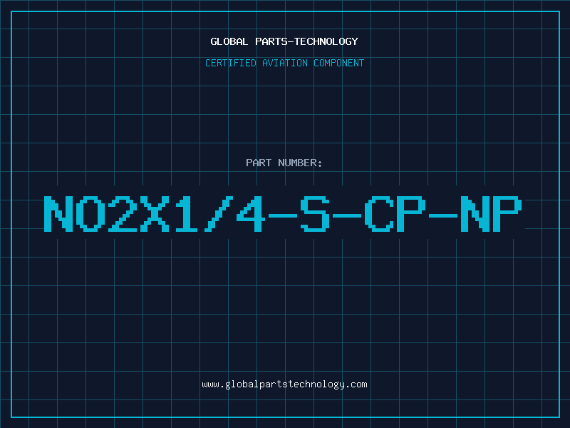 Aviation Part NO2X1/4-S-CP-NP