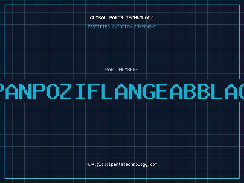 Aviation Part NO4X12PANPOZIFLANGEABBLACKSCREW