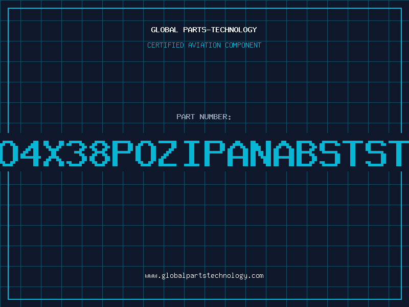 Aviation Part NO4X38POZIPANABSTSTL
