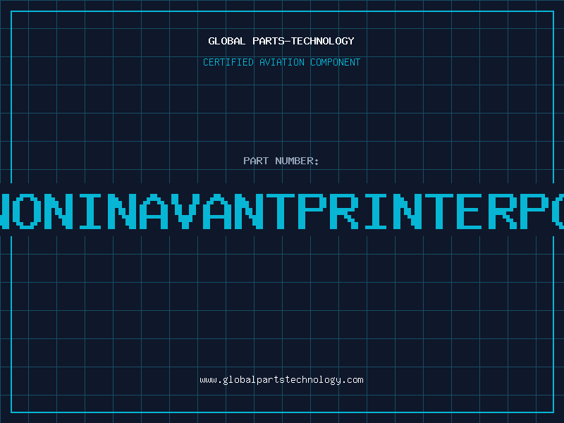 Aviation Part NONINAVANTPRINTERPO
