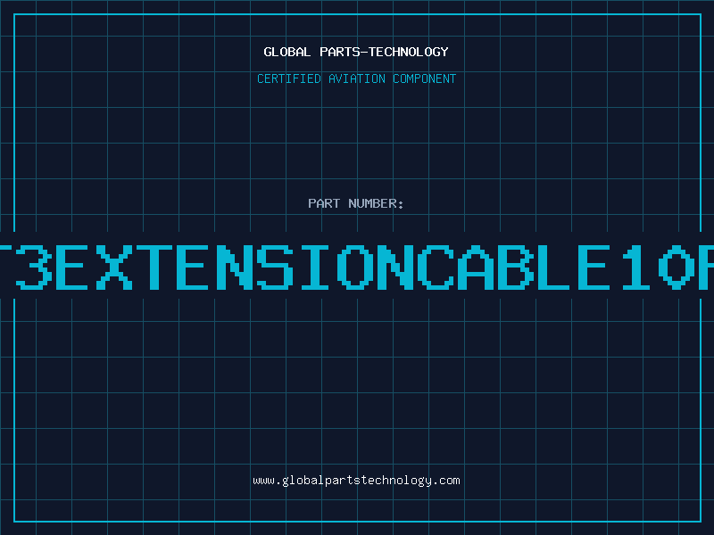 Aviation Part NONINUNIEXT3EXTENSIONCABLE10FEET3METERS