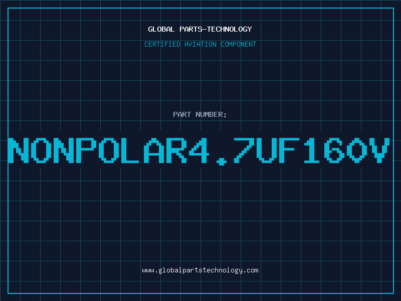 Aviation Part NONPOLAR4.7UF160V