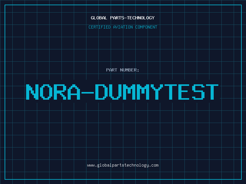 Aviation Part NORA-DUMMYTEST