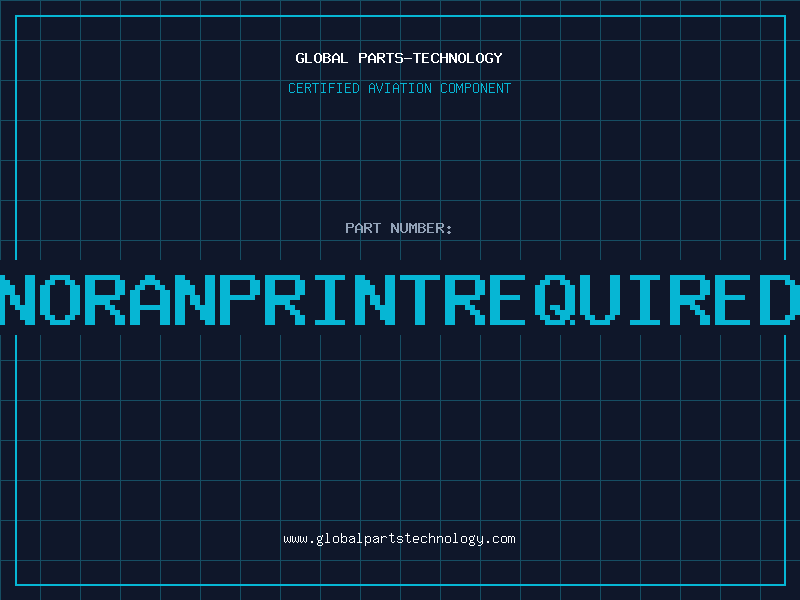 Aviation Part NORANPRINTREQUIRED