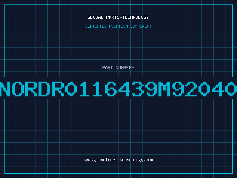Aviation Part NORDR0116439M92040