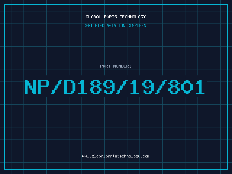 Aviation Part NP/D189/19/801