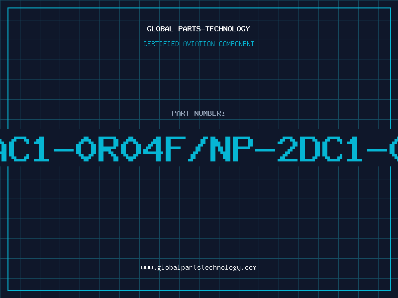 Aviation Part NP-2AC1-0R04F/NP-2DC1-0R04F