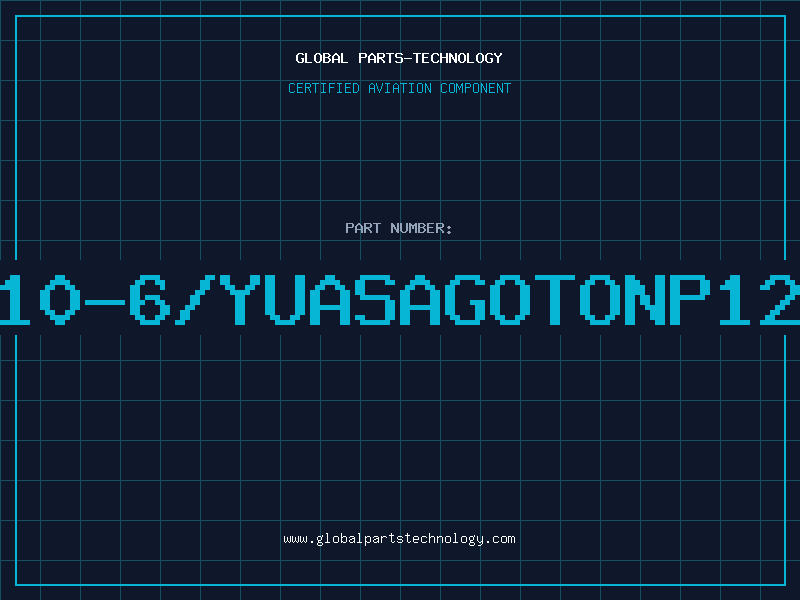 Aviation Part NP10-6/YUASAGOTONP12-6