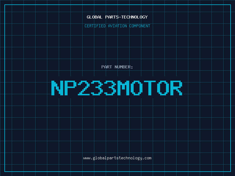 Aviation Part NP233MOTOR