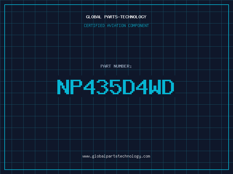Aviation Part NP435D4WD