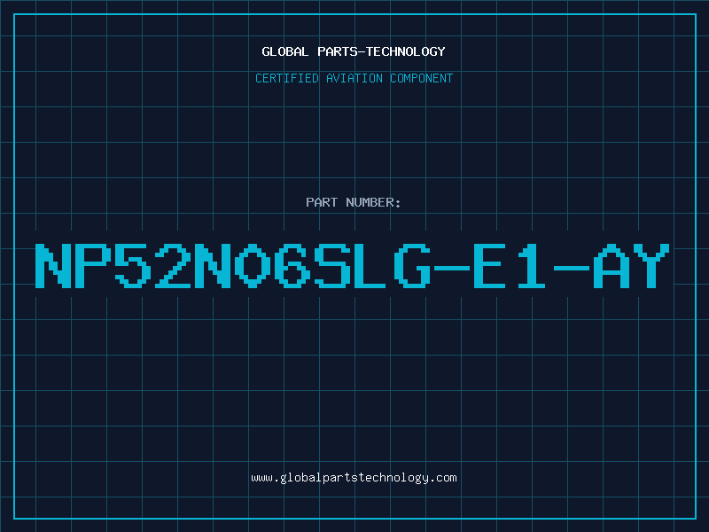 Aviation Part NP52N06SLG-E1-AY