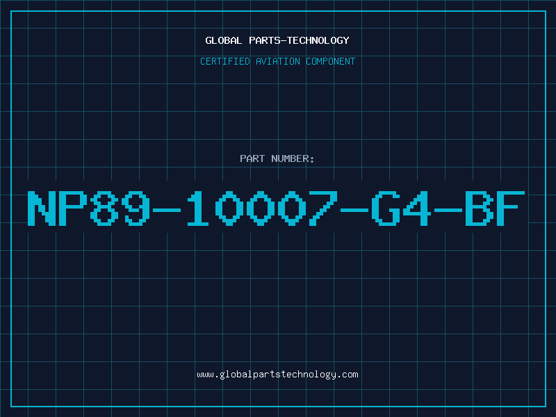 Aviation Part NP89-10007-G4-BF