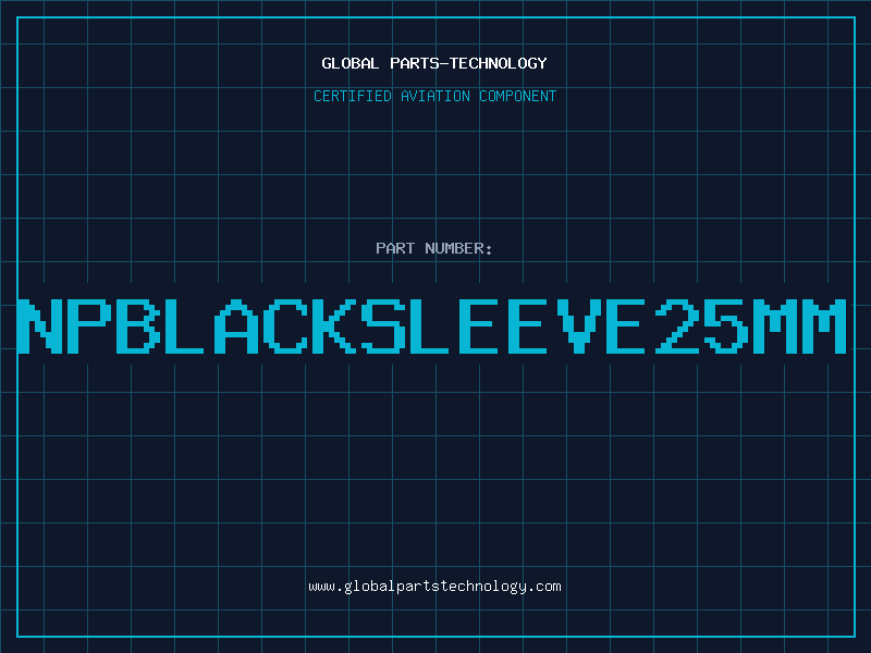 Aviation Part NPBLACKSLEEVE25MM