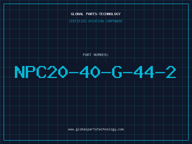 Aviation Part NPC20-40-G-44-2