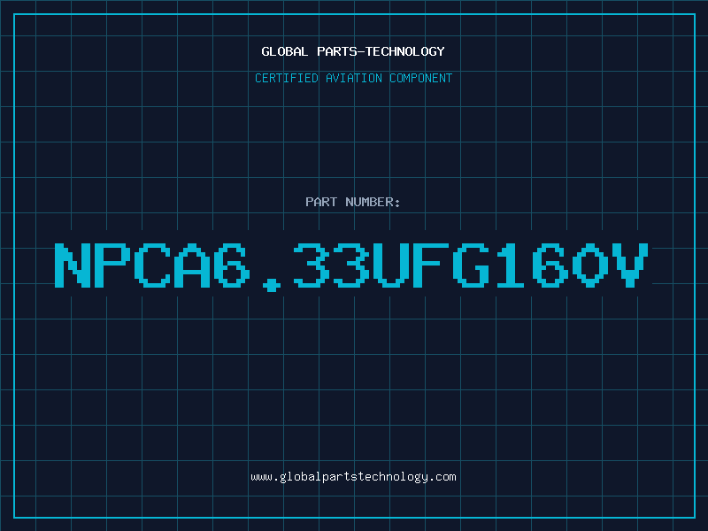 Aviation Part NPCA6.33UFG160V