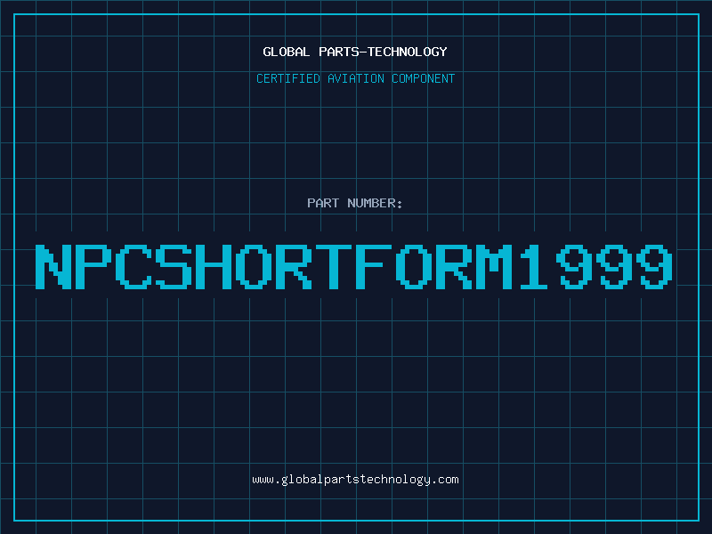 Aviation Part NPCSHORTFORM1999