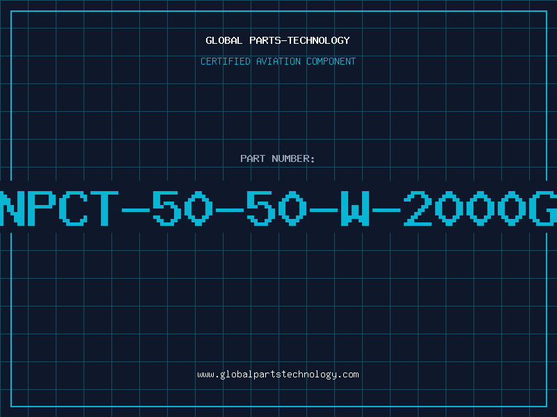 Aviation Part NPCT-50-50-W-2000G