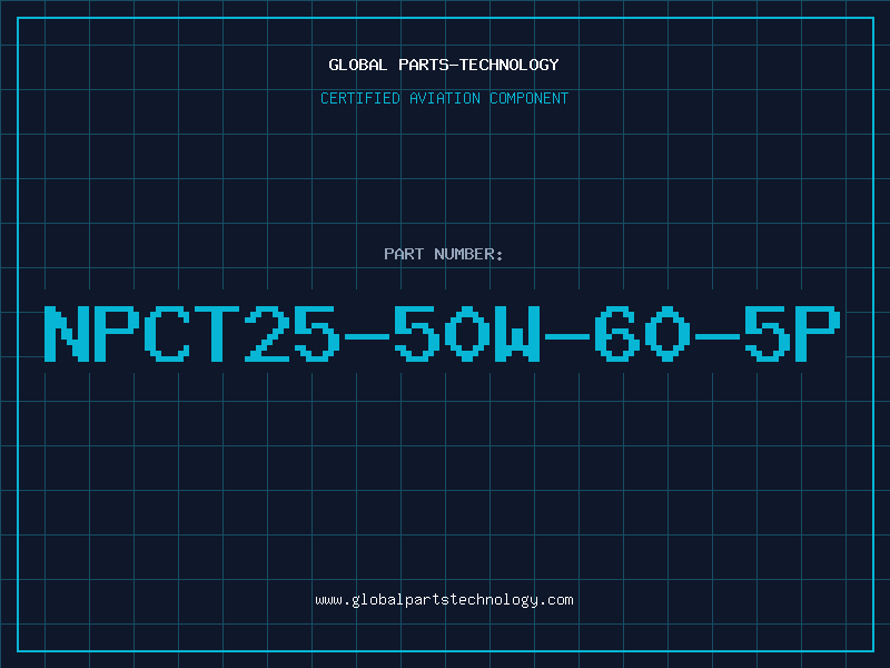 Aviation Part NPCT25-50W-60-5P