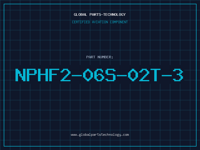 Aviation Part NPHF2-06S-02T-3