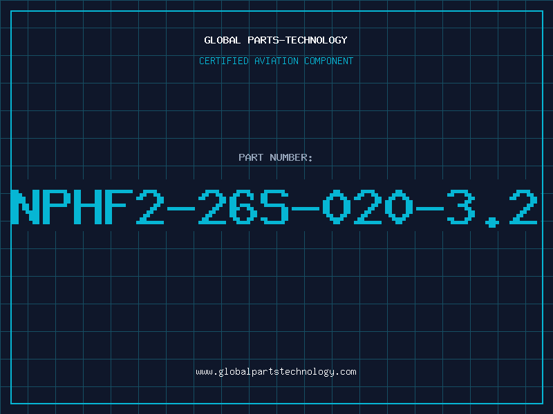 Aviation Part NPHF2-26S-020-3.2