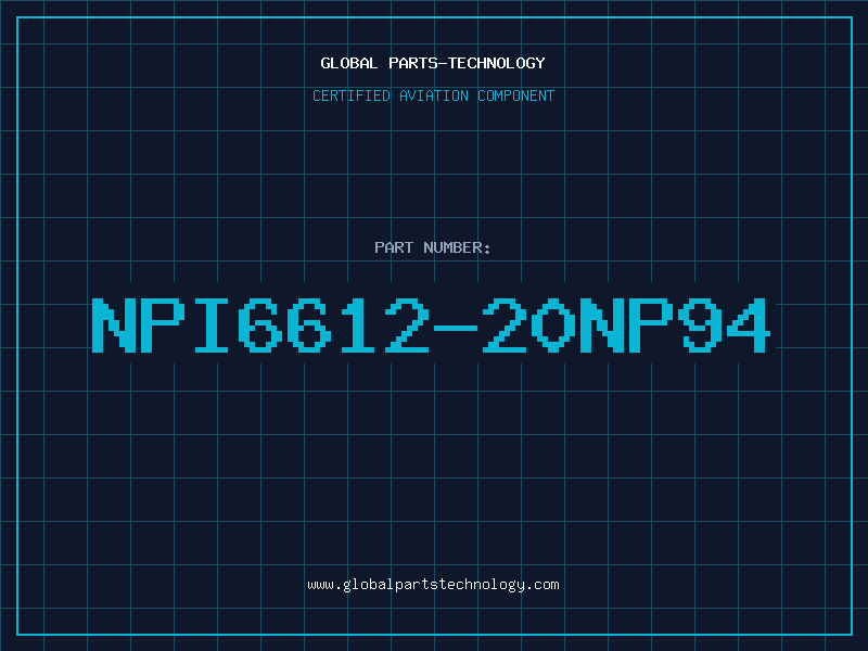 Aviation Part NPI6612-20NP94