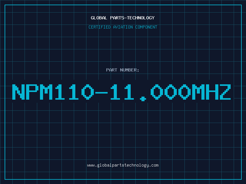 Aviation Part NPM110-11.000MHZ