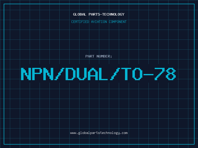 Aviation Part NPN/DUAL/TO-78