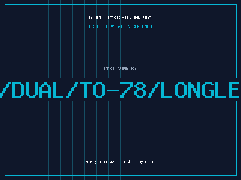 Aviation Part NPN/DUAL/TO-78/LONGLEADS