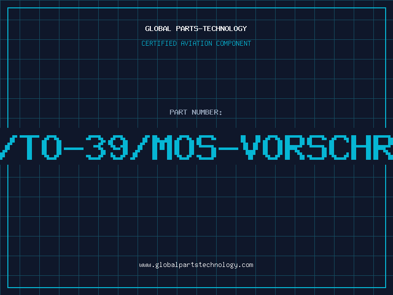Aviation Part NPN/TO-39/MOS-VORSCHRIFT