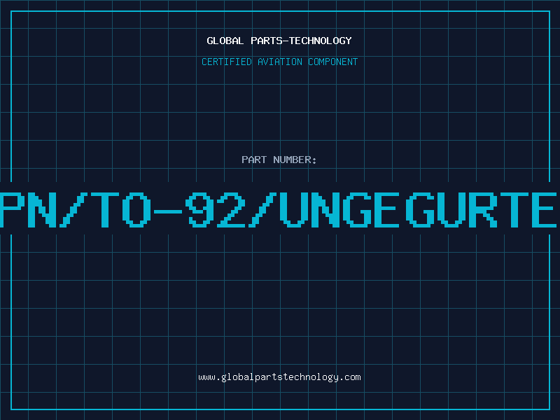 Aviation Part NPN/TO-92/UNGEGURTET