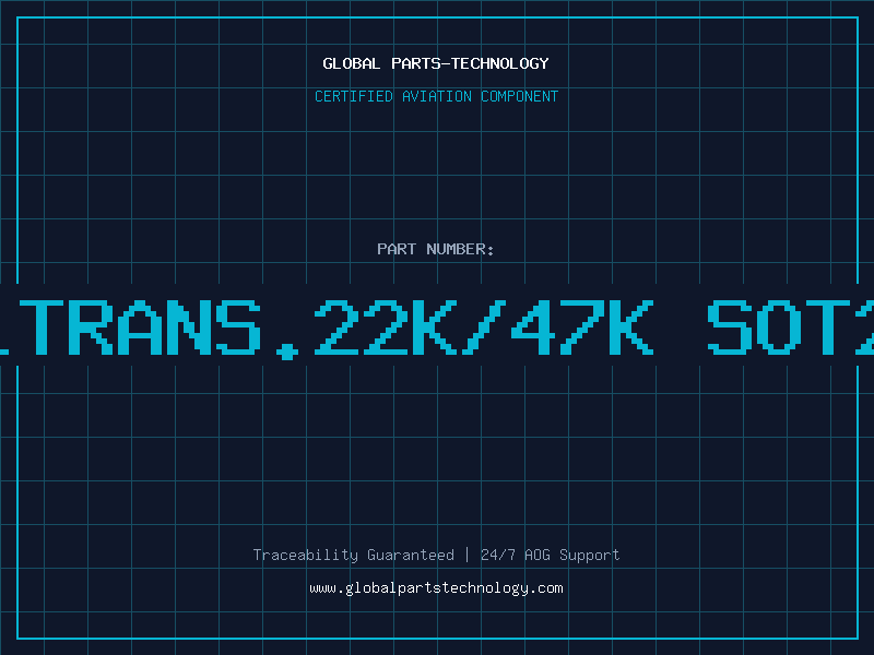 Aviation Part NPN DIGITALTRANS.22K/47K SOT23 RoHSconf