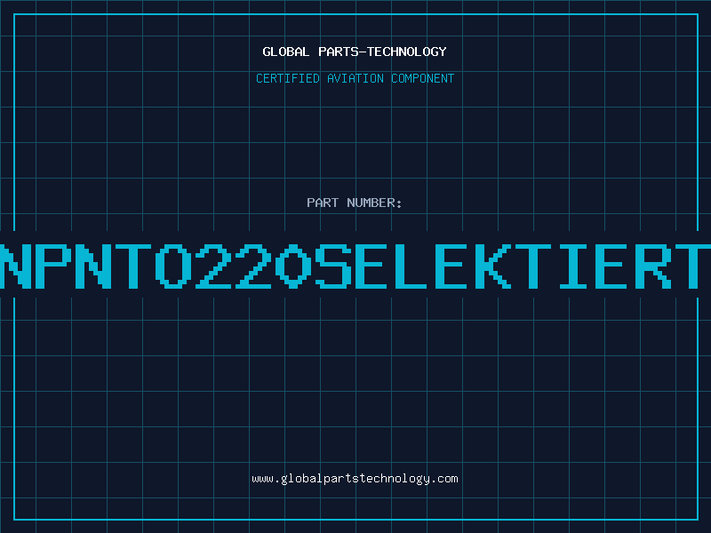 Aviation Part NPNTO220SELEKTIERT