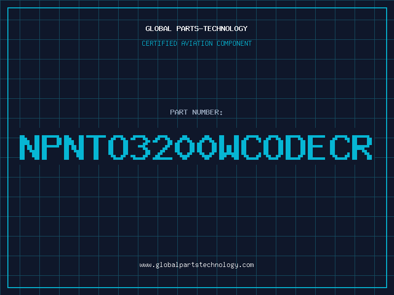 Aviation Part NPNTO3200WCODECR